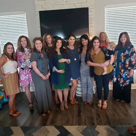 It was Amy's second baby shower after the one with just the 19 Kids and Counting cousins.